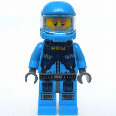 Minifigurka ADU Soldier, Gray Moustache