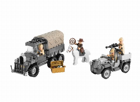 Zestaw LEGO Race for the Stolen Treasure (Indiana Jones)