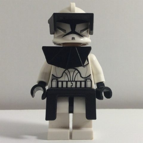 Minifigurka Clone Commander, Black Pauldron and Kama