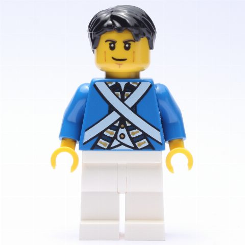 Minifigurka Soldier (Bluecoat) - Black Hair