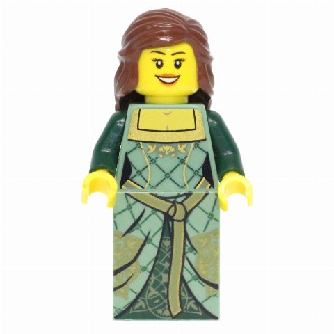 Minifigurka Maiden (Kingdoms) - Reddish Brown Hair