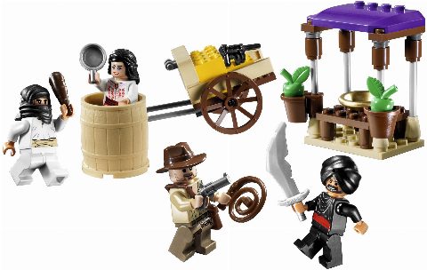 Zestaw LEGO Ambush in Cairo (Indiana Jones)