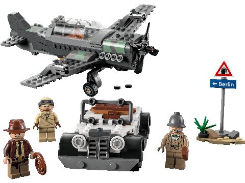 Zestaw LEGO Fighter Plane Chase (Indiana Jones)