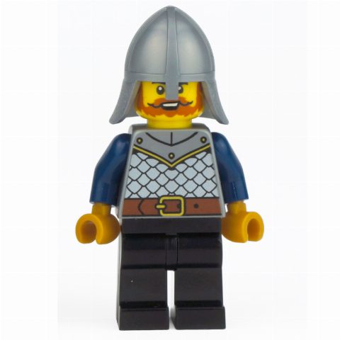 Minifigurka Griffin Knight, Male, Dark Blue Arms