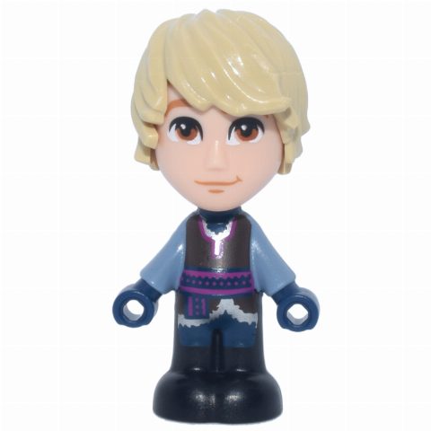 Minifigurka Kristoff - Microdoll, Closed Mouth