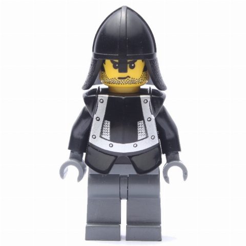 Minifigurka Knight (Knights Kingdom I) - Dark Bluish Gray Legs, Armor