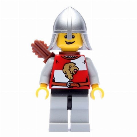 Minifigurka Lion Knight, Archer, Helmet, Quiver