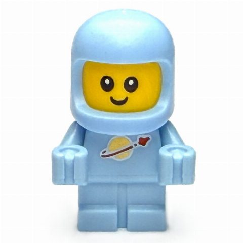 Minifigurka Classic Space Baby, Bright Light Blue