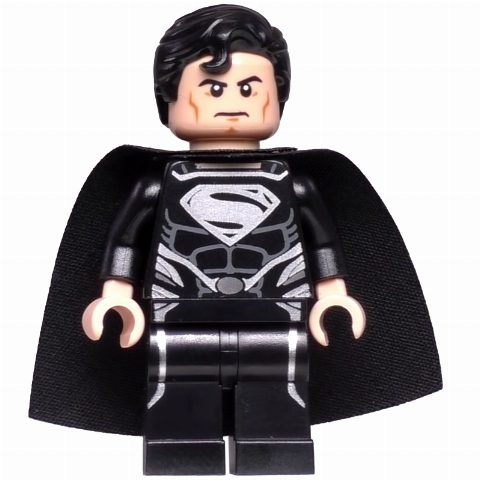 Minifigurka Superman in Black Outfit