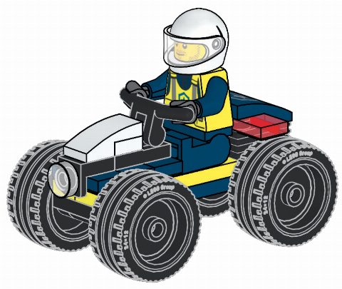 Zestaw LEGO Police Buggy (City)