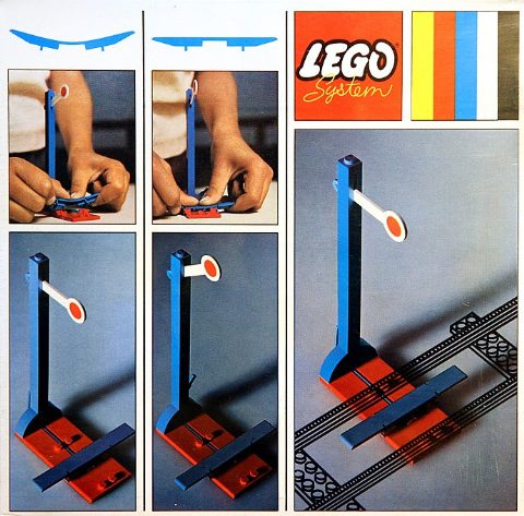 Zestaw LEGO® 2 Signals with Automatic Stop / Go Attachment (Train)