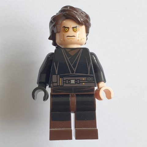 Minifigurka Anakin Skywalker, Transformation, Yellow Eyes, Dark Brown Legs