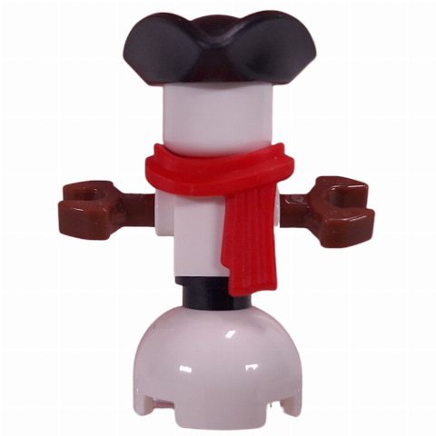 Minifigurka Snowman, Tricorn, Scarf