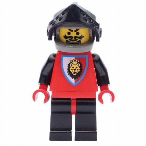 Minifigurka Knight (Royal Knights) - Black Legs, Dark Gray Helmet