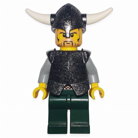 Minifigurka Viking Warrior - Breast Plate, Dark Green Legs