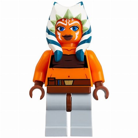Minifigurka Ahsoka Tano, Padawan, Light Bluish Gray Legs