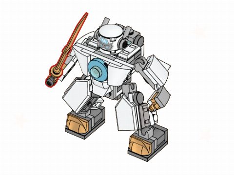 Zestaw LEGO Zane-Mech (Ninjago)