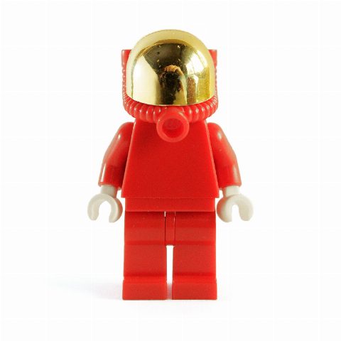 Minifigurka Pit Crew, Red Torso, Red Legs, Ferrari,  Fuel