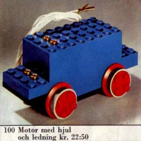 Zestaw LEGO® 4.5V Motor with Wheels (Small Version) (Train)