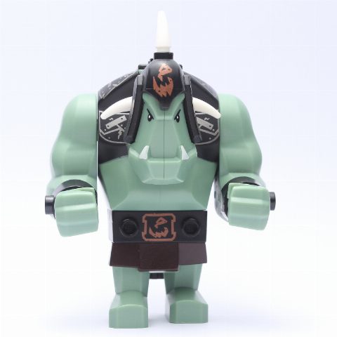 Minifigurka Troll, Sand Green with Tattoos (Big Fig)