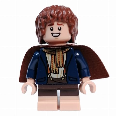 Minifigurka Peregrin Took (Pippin) - Reddish Brown Cape