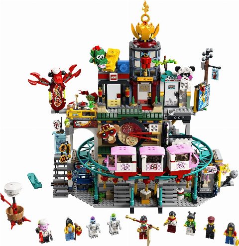 Zestaw LEGO The City of Lanterns (Monkie Kid)