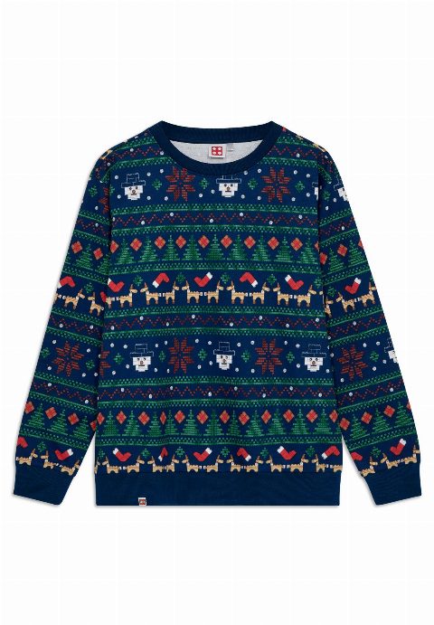 Zestaw LEGO® Adults Christmas Sweatshirt - Dark Blue (Gear)