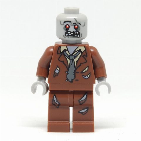 Minifigurka Zombie in Reddish Brown Suit