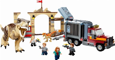 Zestaw LEGO T. rex & Atrociraptor Dinosaur Breakout (Jurassic World)