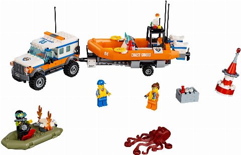 Zestaw LEGO® 4 x 4 Response Unit (City)
