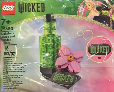 Zestaw LEGO Elphaba's Bottle and Glinda's Flower (Wicked)