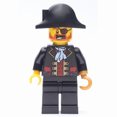 Minifigurka Pirate - Captain, Black Legs, Pearl Gold Hook