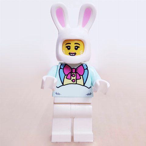 Minifigurka Easter Bunny, Woman, Dark Pink Bow Tie