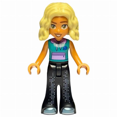Minifigurka Nova, Dark Turquoise Top, Black Pants