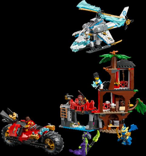 Zestaw LEGO Ninja Vehicle Tree House Battle (Ninjago)