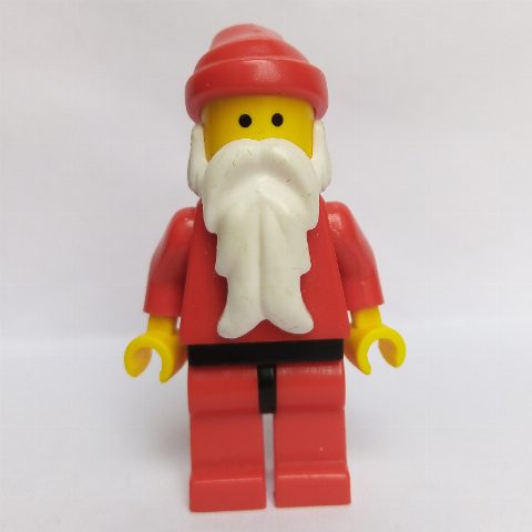 Minifigurka Santa, Plain Red with Black Hips