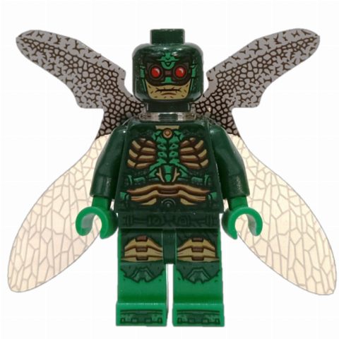 Minifigurka Parademon in Dark Green Outfit with Closed Wings