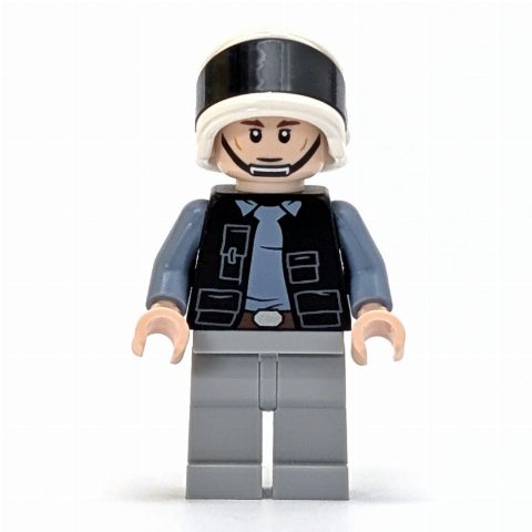 Minifigurka Rebel Trooper / Rebel Fleet Trooper, Light Nougat Head (Angry / Neutral)