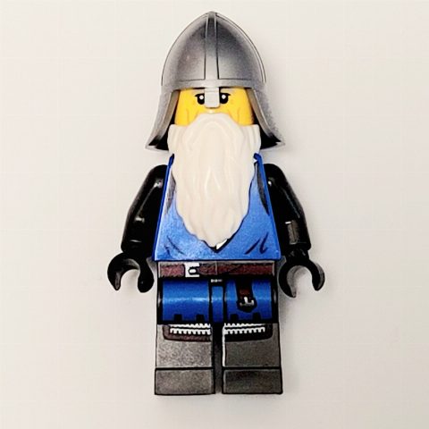 Minifigurka Mountain Fortress Black Falcon Soldier - Helmet with Neck Protector, Beard