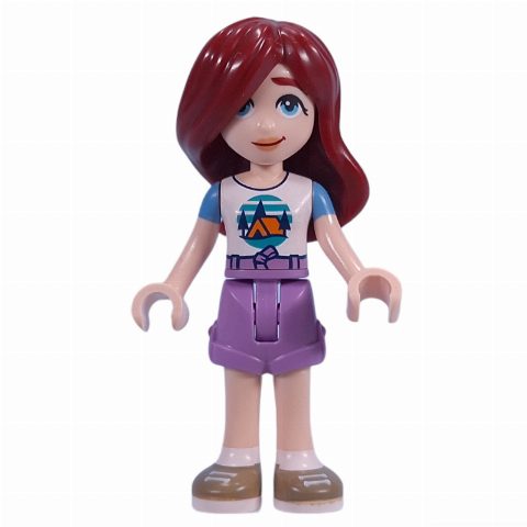 Minifigurka Paisley - Adventure Camp, Medium Lavender Shorts