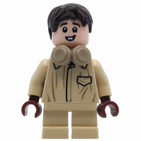 Minifigurka Neville Longbottom, Tan Shirt, Headphones, Short Legs