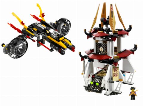 Zestaw LEGO Fight for the Golden Tower (Exo-Force)