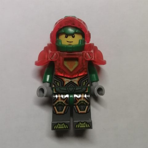 Minifigurka Aaron Fox with Trans-Neon Orange Armor and Visor