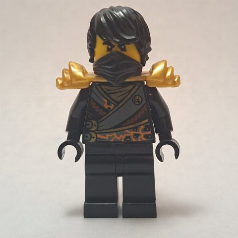 Minifigurka Cole in Techno Robe Outfit, Katana Holder (Rebooted)