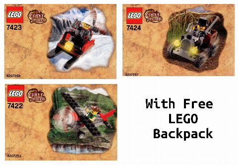 Zestaw LEGO Orient Expedition Value Pack with Free LEGO Backpack (Adventurers)