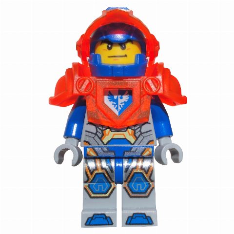 Minifigurka Clay Moorington with Trans-Neon Orange Armor