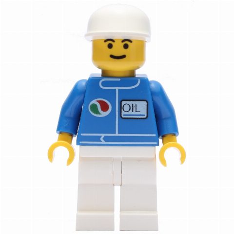 Minifigurka Man - Blue Octan Torso, White Legs