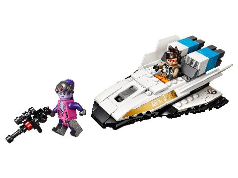 Zestaw LEGO Tracer vs. Widowmaker (Overwatch)