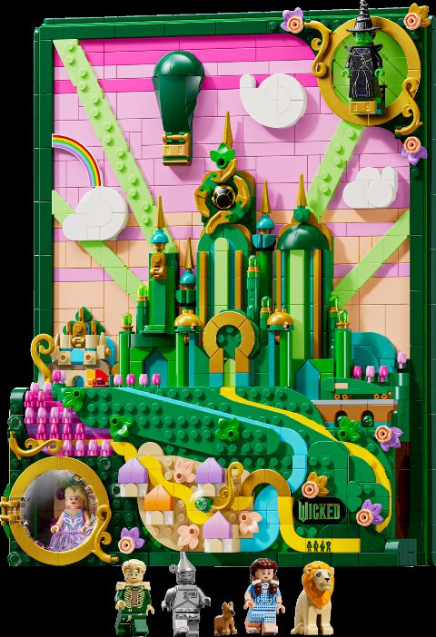 Zestaw LEGO Emerald City Wall Art (Wicked)