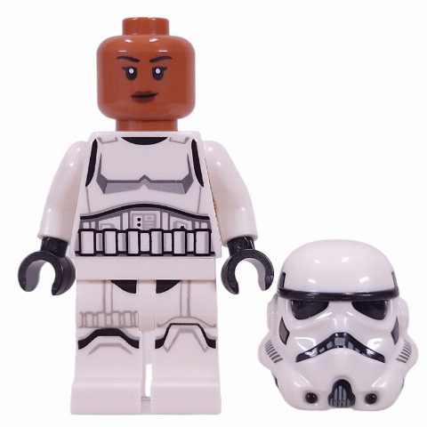 Minifigurka Stormtrooper, Sienna Brown Head, Female